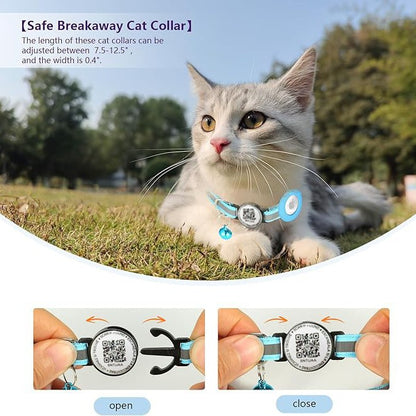 QR Code Collar Positioning Anti-lost Tracking Pet Collar