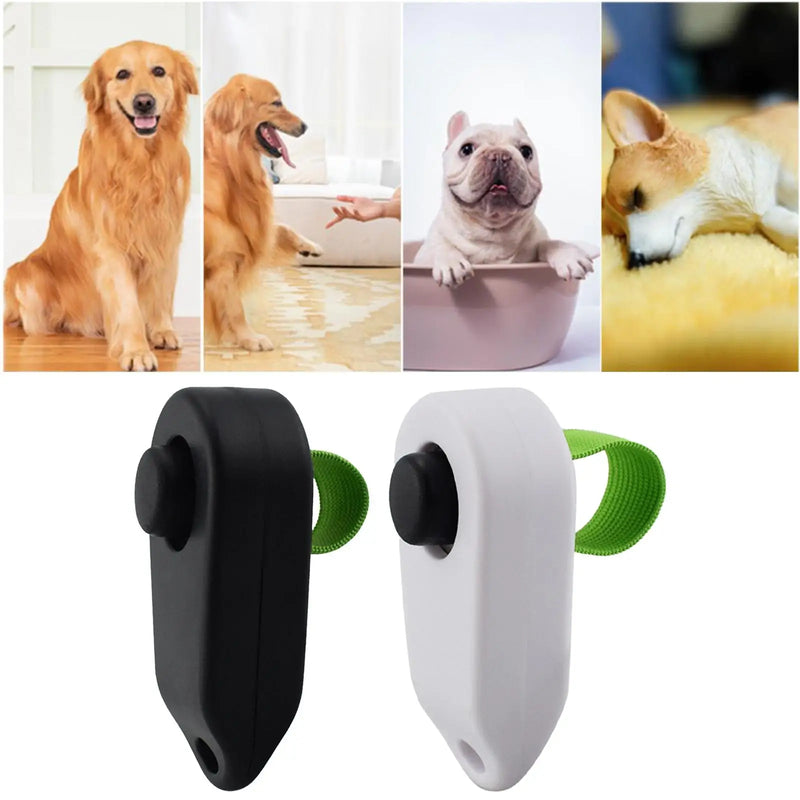 Clicker de Treinamento para Pets com Cinta Elástica - Fácil e Confortável de Usar