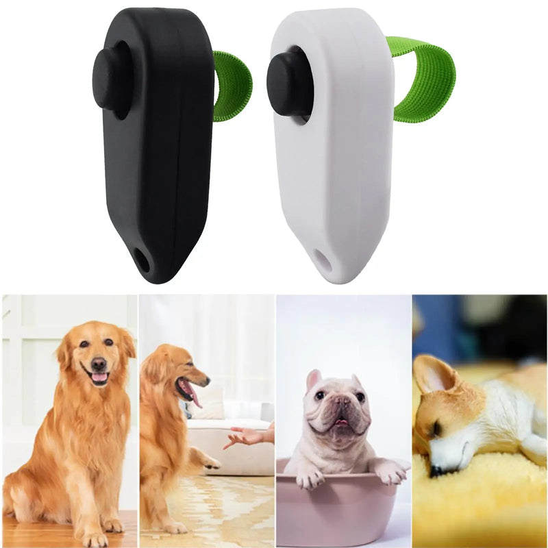 Clicker de Treinamento para Pets com Cinta Elástica - Fácil e Confortável de Usar